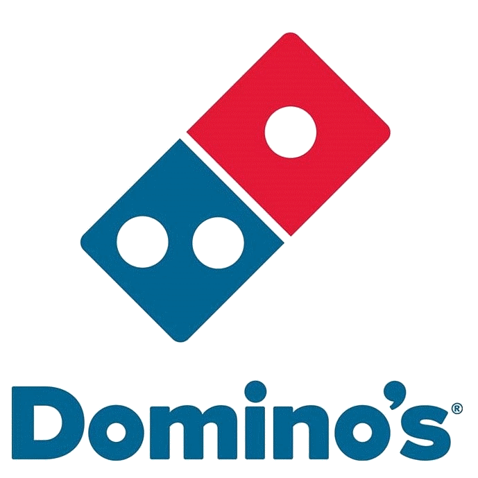 The logo for domino 's pizza 