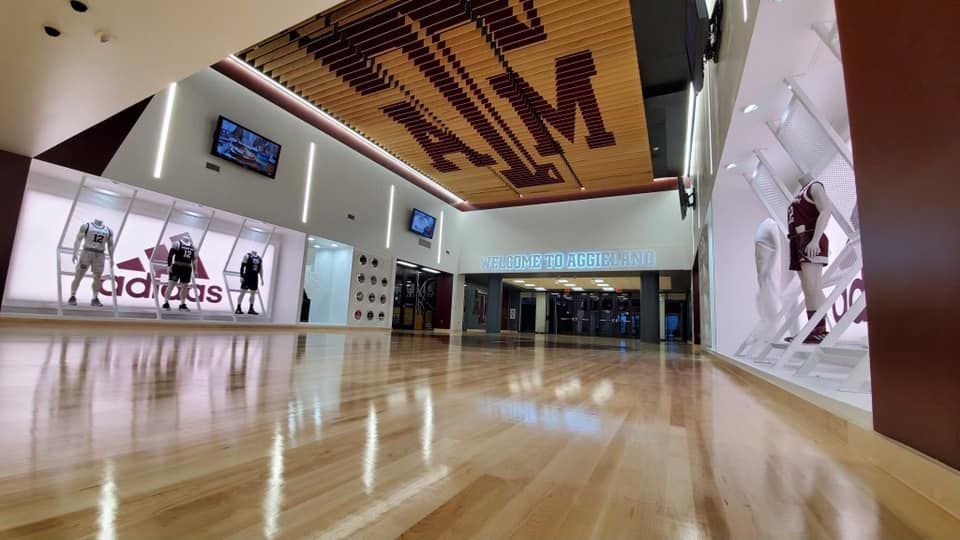 Lohman Lobby interior at Texas A&M