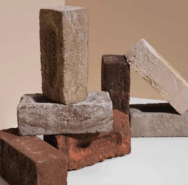 Several Bricks in Various Brown and Reddish Hues Arranged on a White Surface — Hunter Valley Bricks & Pavers in Scone, NSW