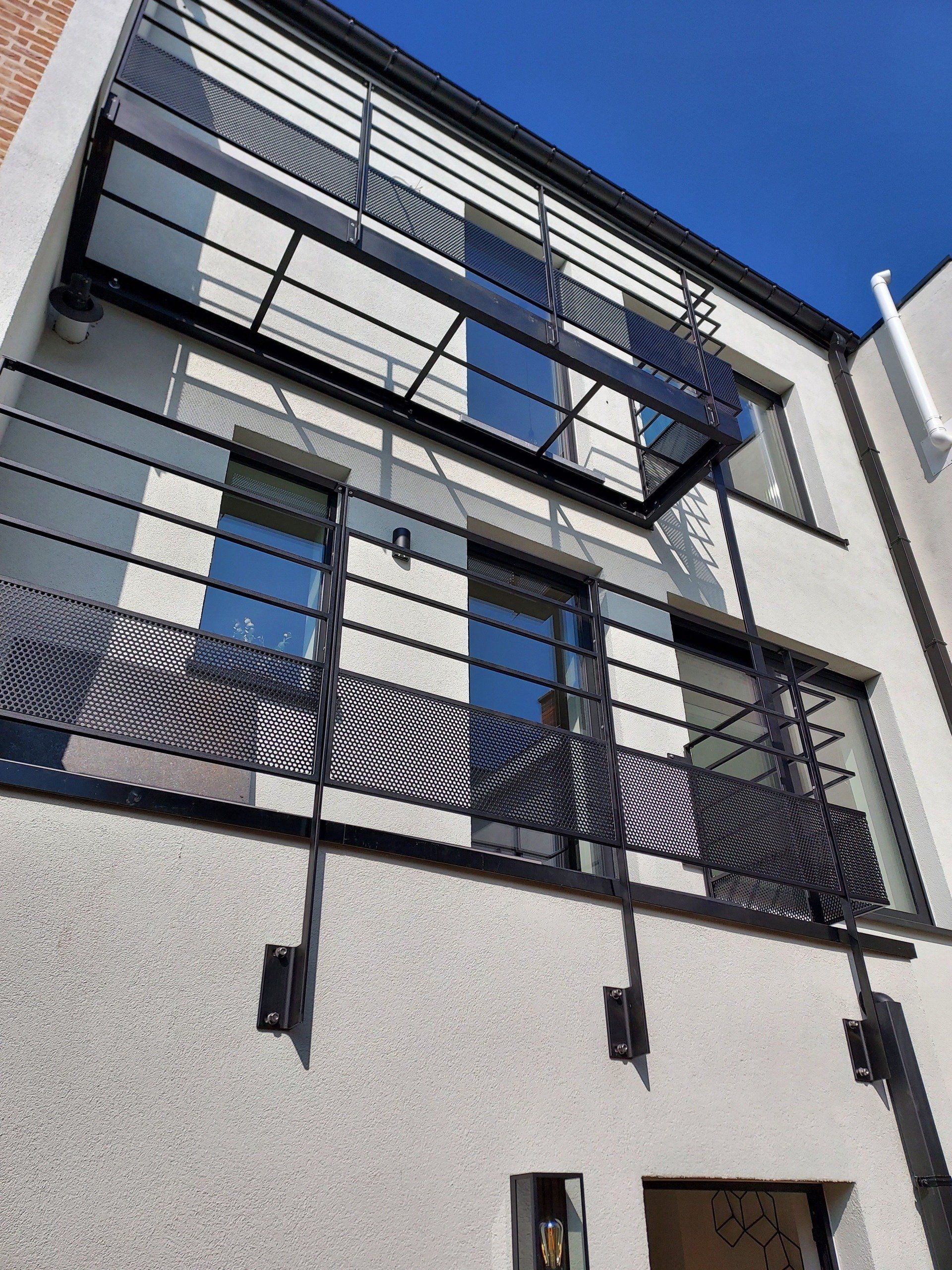 Balcon avec vitrage