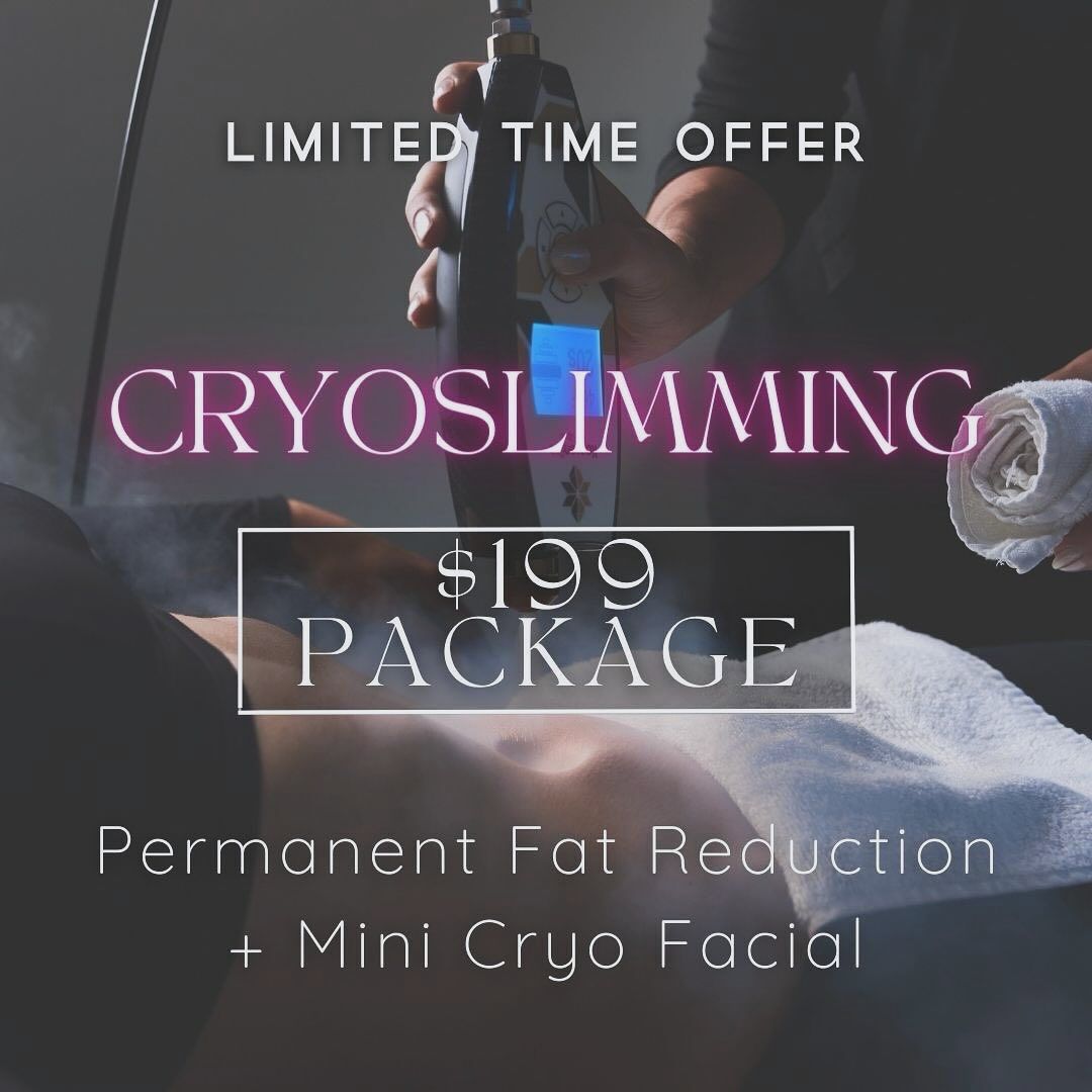 A limited time offer for a cryo slimming package