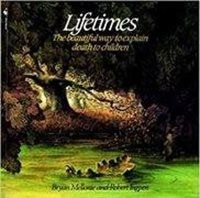 Book cover for Lifetimes, showing a fallen tree branch over a green forest floor with the title and author names.