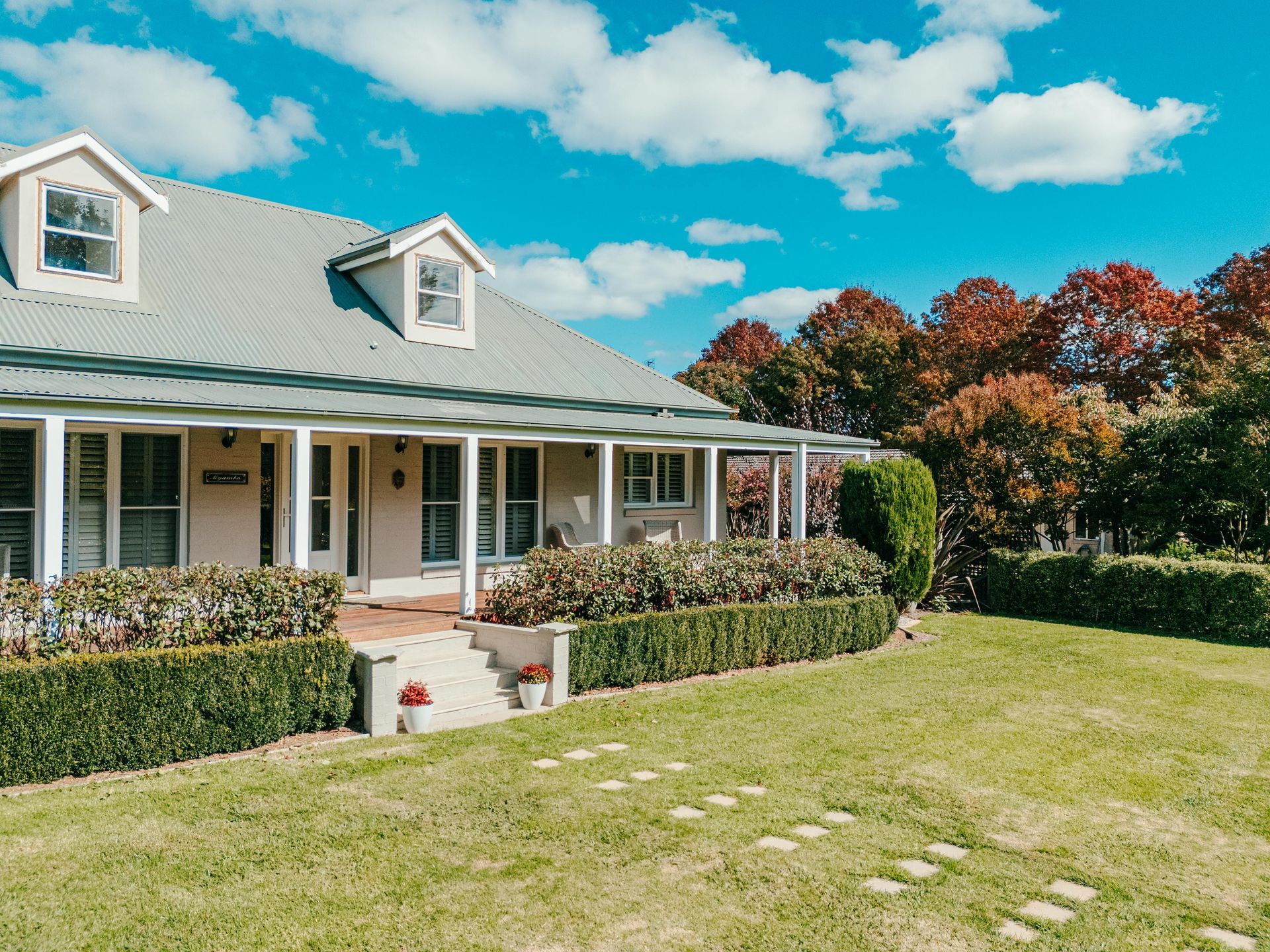 White House With Porch — Mittagong Painting in Welby, NSW