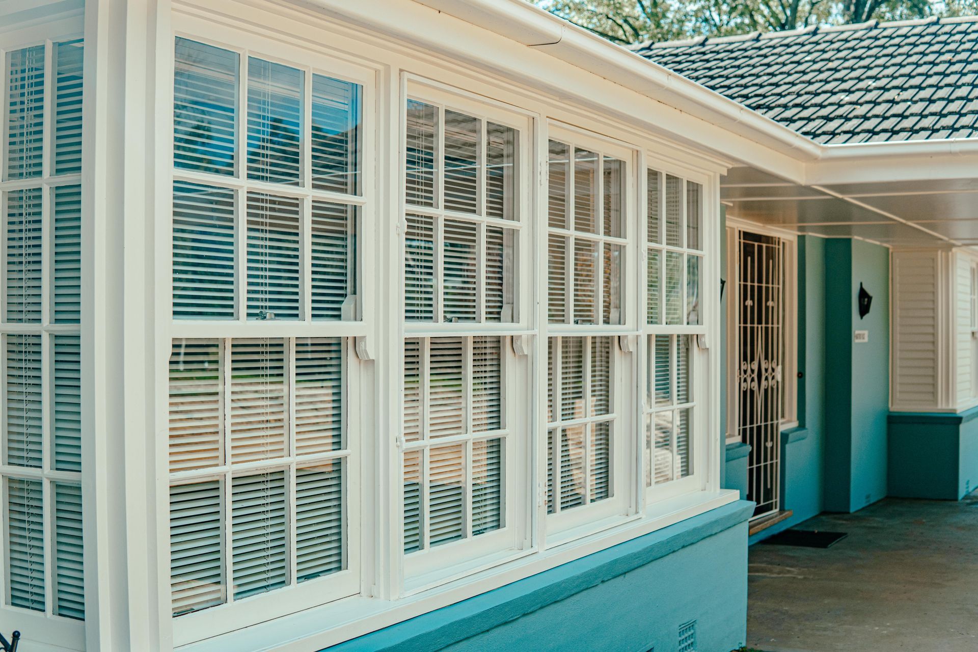 White Porch With Closed Windows — Mittagong Painting in Welby, NSW
