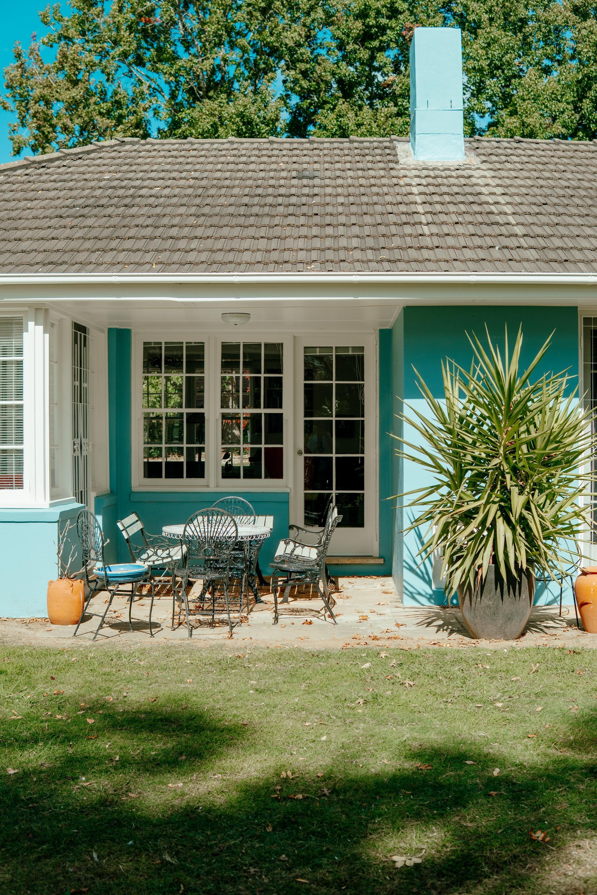Cozy Teal-painted House Porch — Mittagong Painting in Welby, NSW