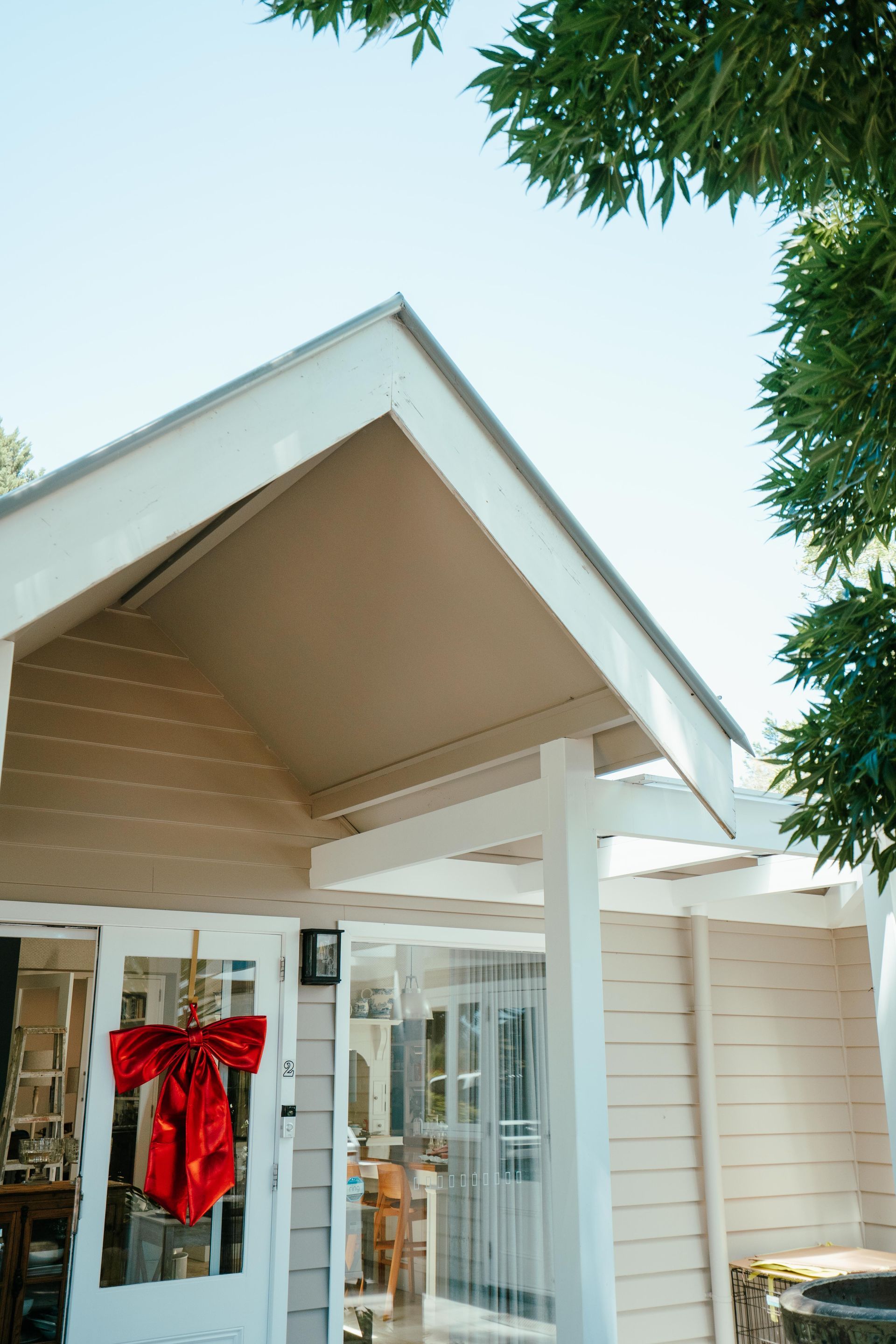 Exterior of a light beige building with white trim — Mittagong Painting in Bowral, NSW
