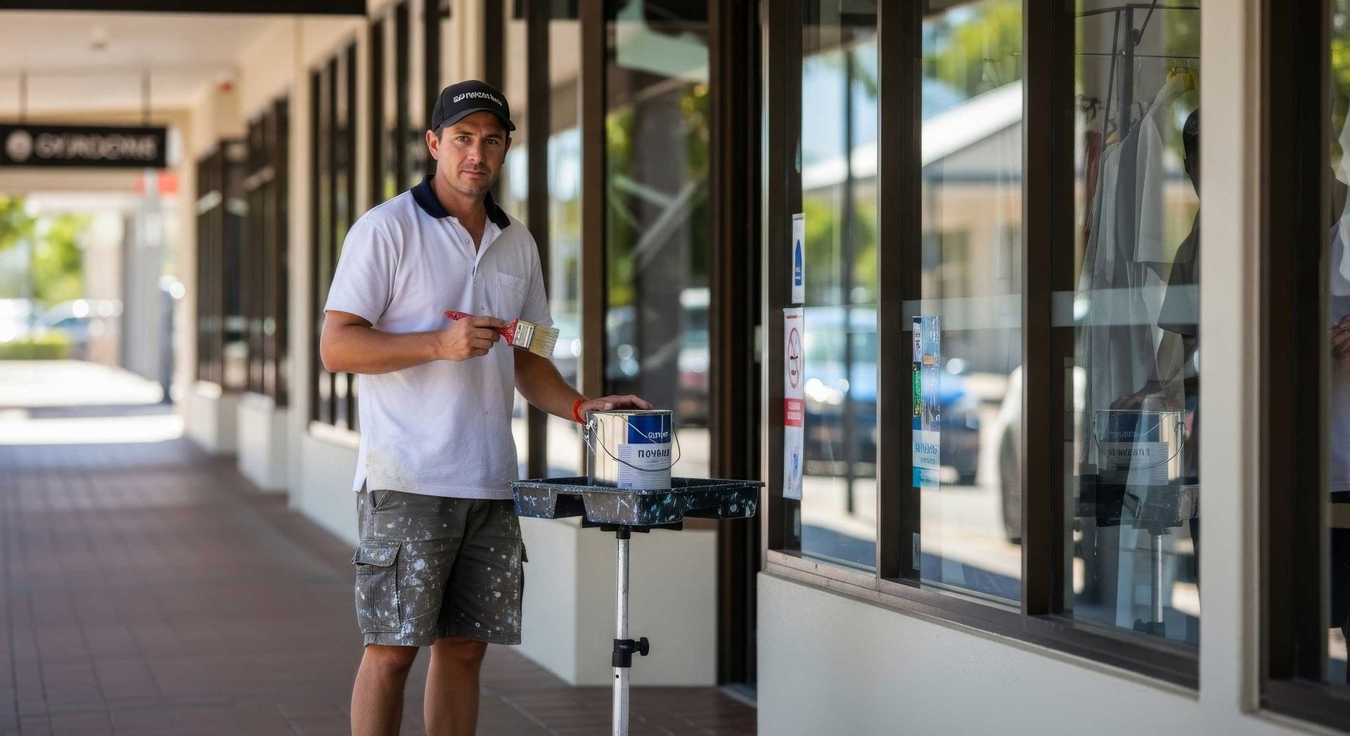 Fresh Paint Job on a Local Retail Shopfront in Rockhampton