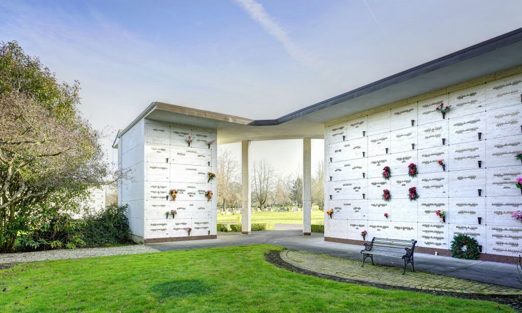 Rose City Cemetery and funeral home mausoleums