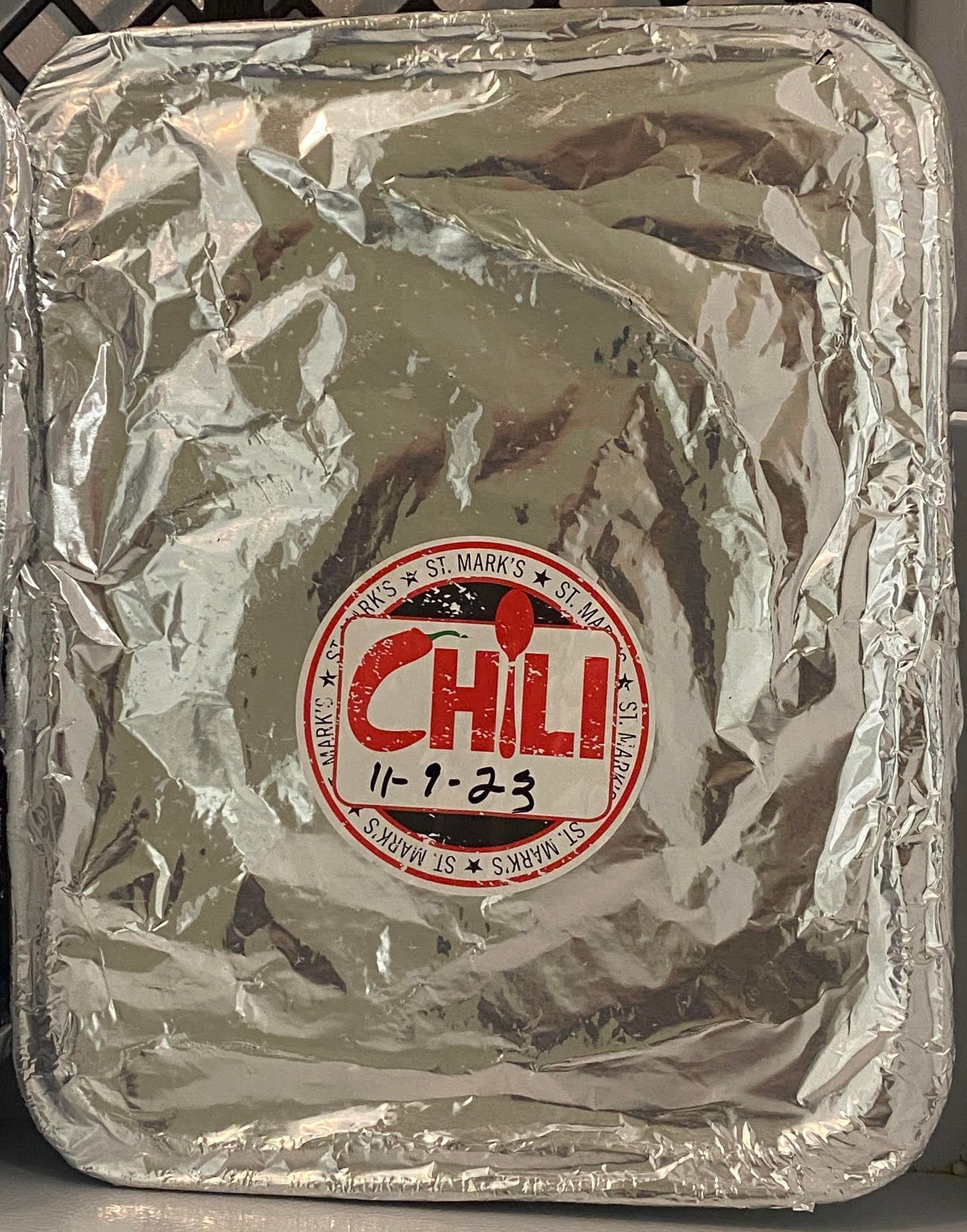 Pan of Frozen Chili - Feeds up to 16 people