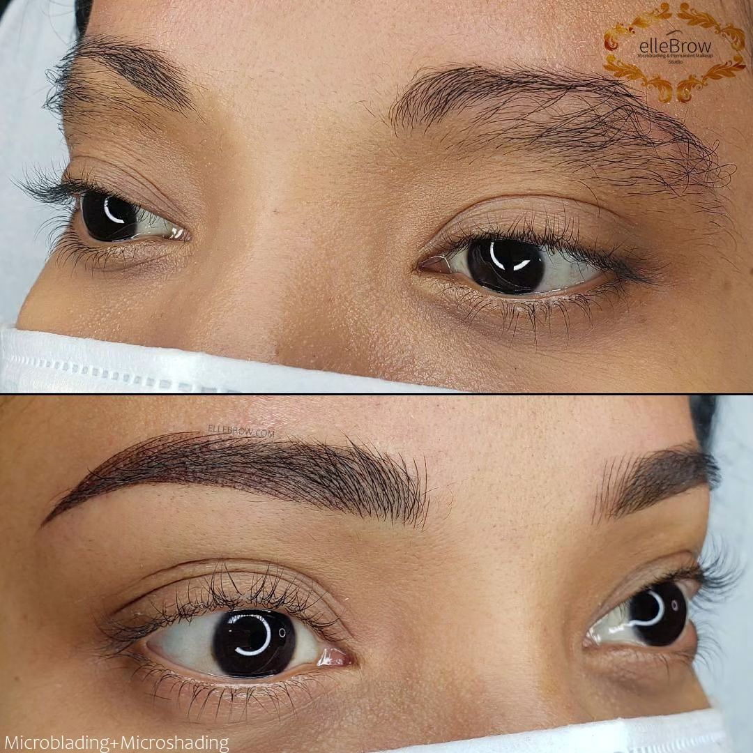 Microblading Vs. Microshading for Dark and Black Skin at Ellebrow NYC