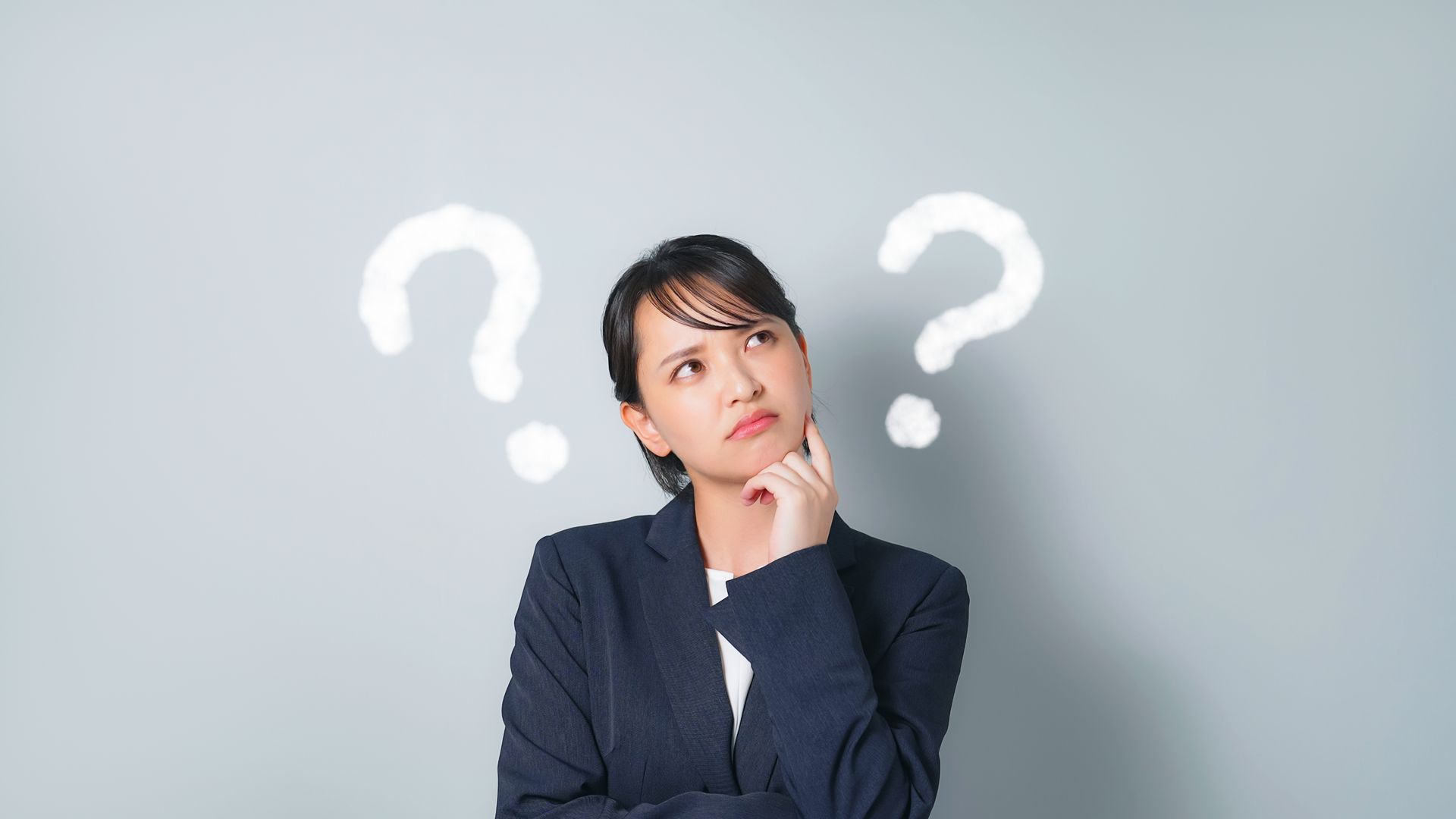 woman has a question
