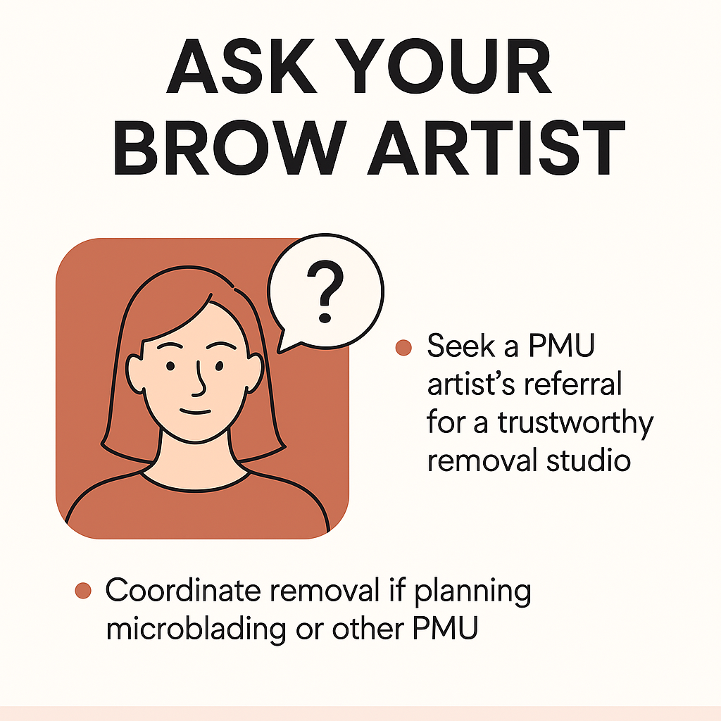 laser removal before nano brows insider tip