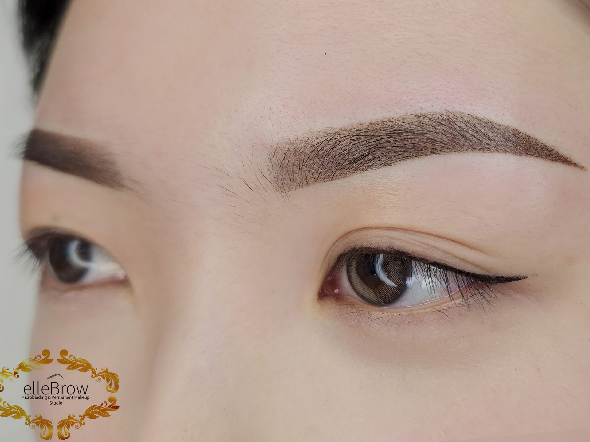 After Eyebrow Microshading by Ellebrow Microshading NYC