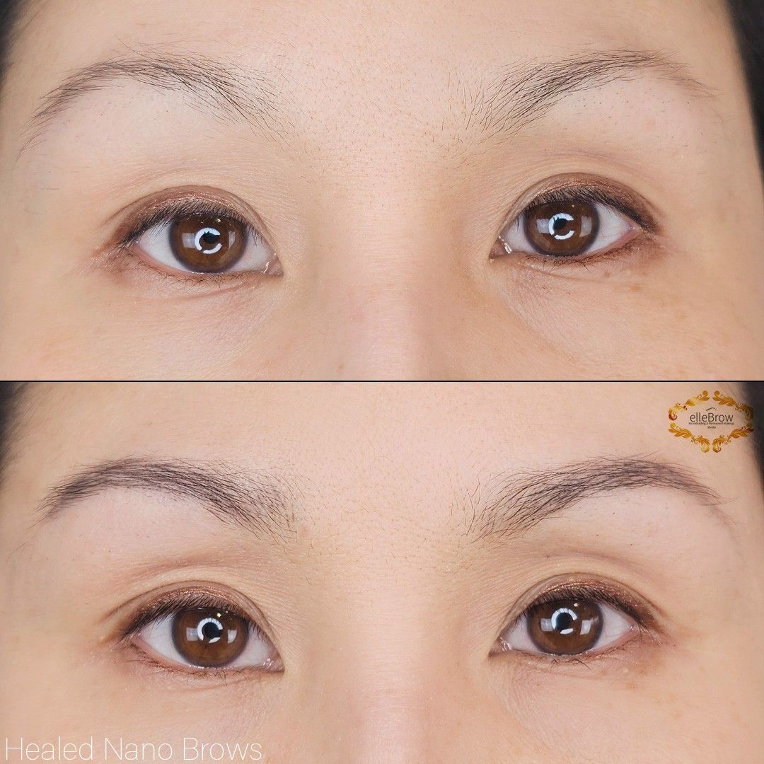 Ultra-natural nano brows nyc (healed results)
