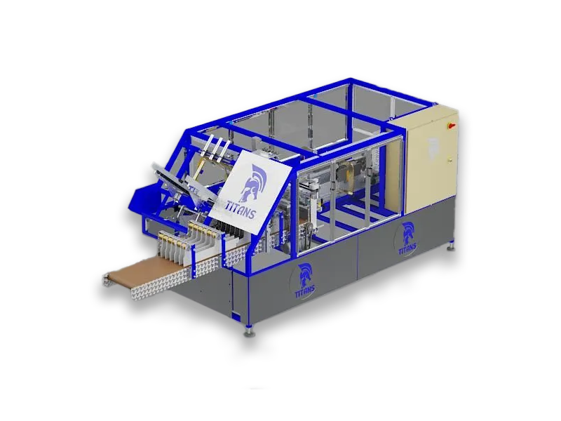 Titans Packaging  Atlas T6 Cartoner | Horizontal intermittent motion beverage cartoner.