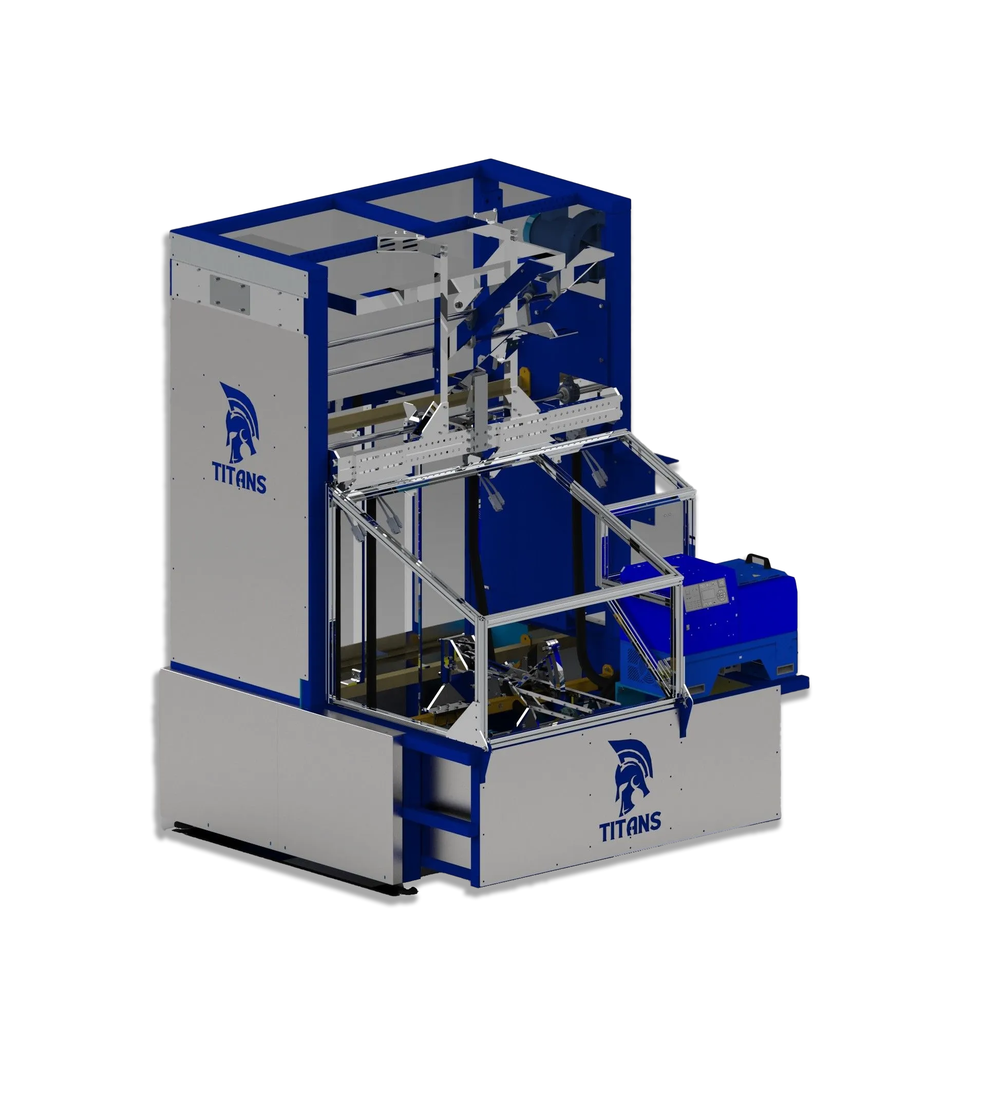 Titans Packaging - Automatic tray former. Speeds up to 20 trays per minute. 