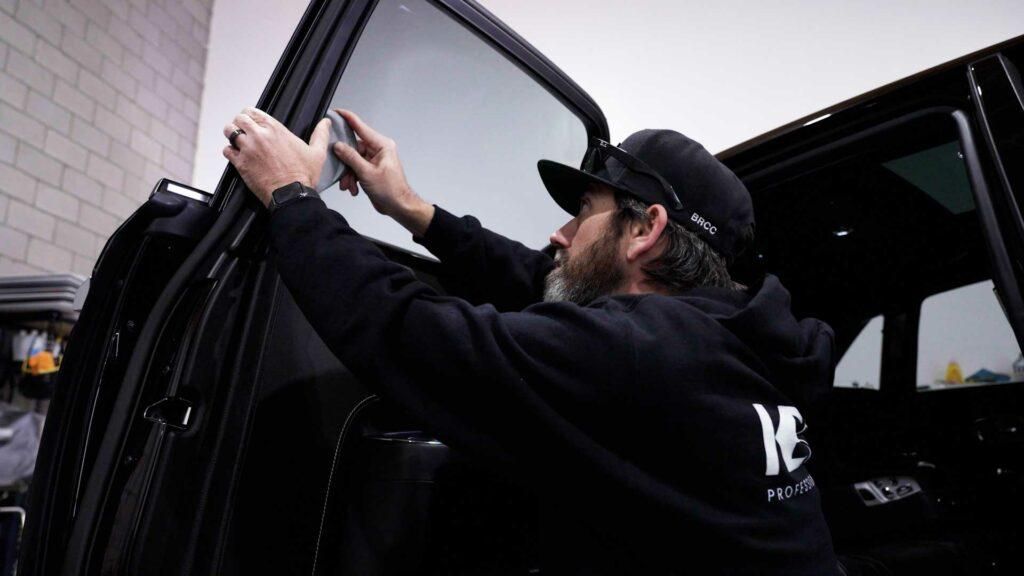 Professional truck tint installation