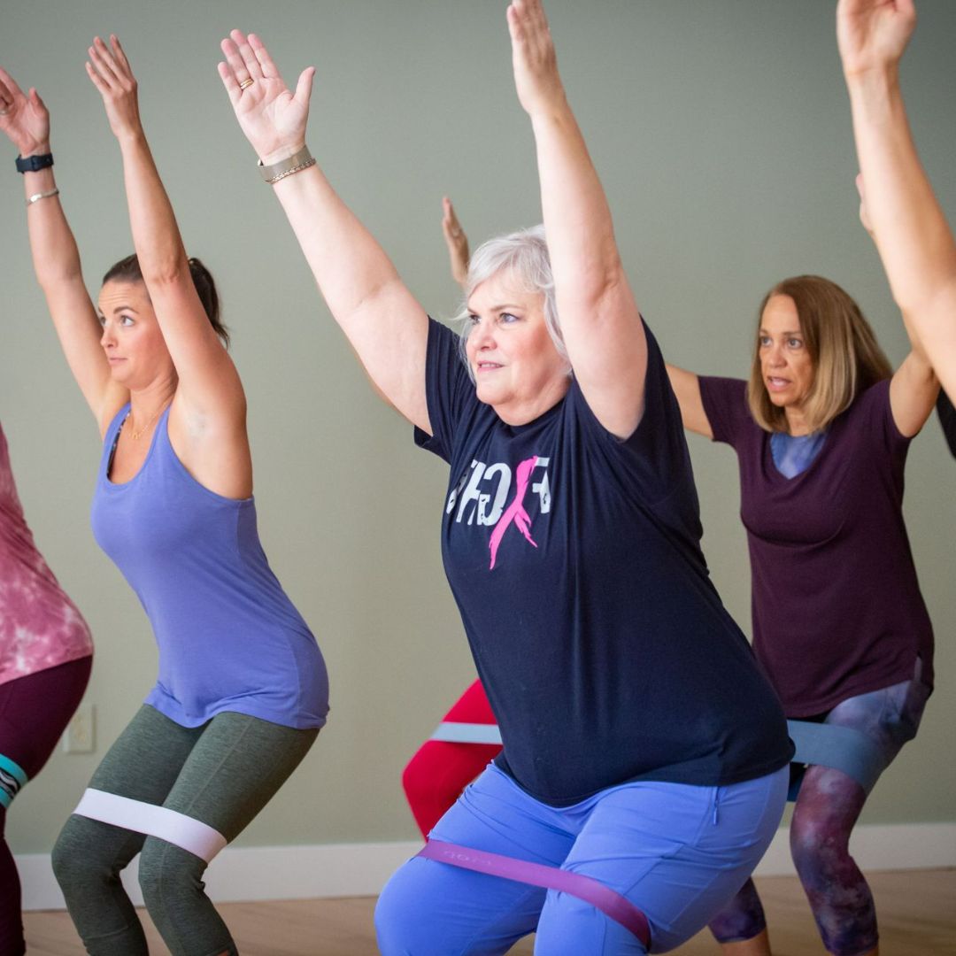 BRA members working out together