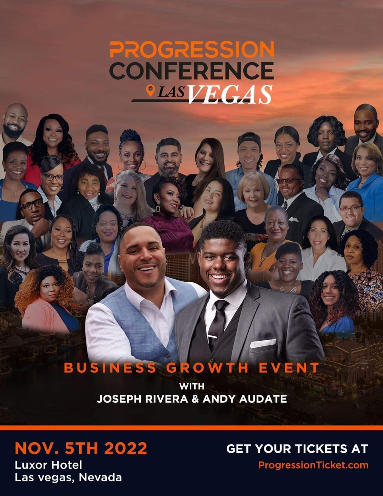Progression Conference in Las Vegas, a business growth event with Joseph Rivera 