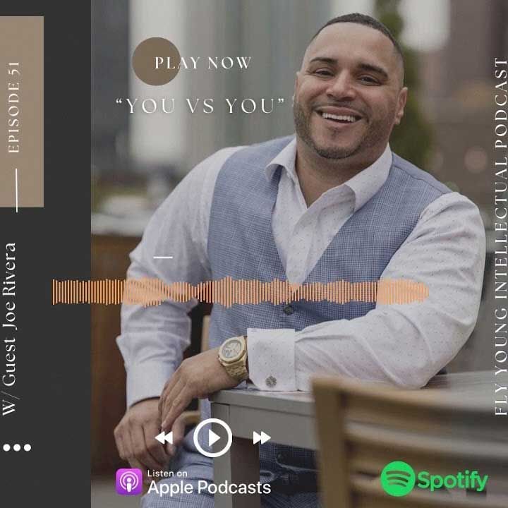 Podcast cover: Joe Rivera smiles