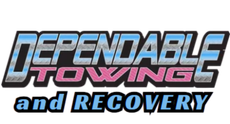 Dependable Towing and Recovery logo on a white background