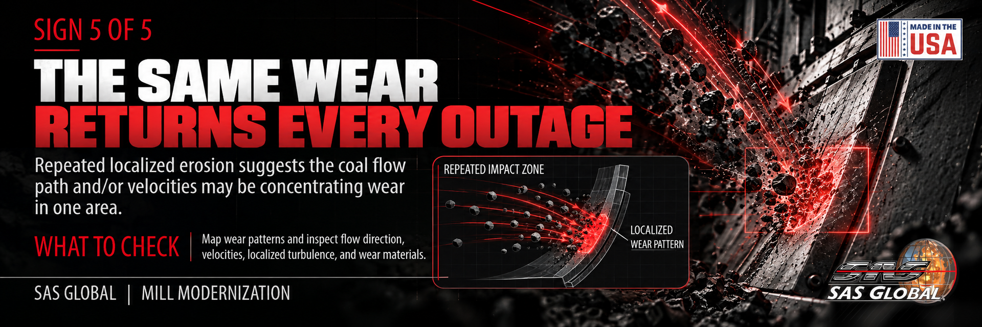The Same Wear Problems Return After Every Outage
The Warning Sign: Repeated Failures in the Same Locations