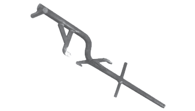 shot blast machine hanger