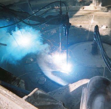 IHI -VS Coal Pulverizer Grinding Table rebuild and hardfacing, IHI coal mill grinding tire rebuild and hardfacing