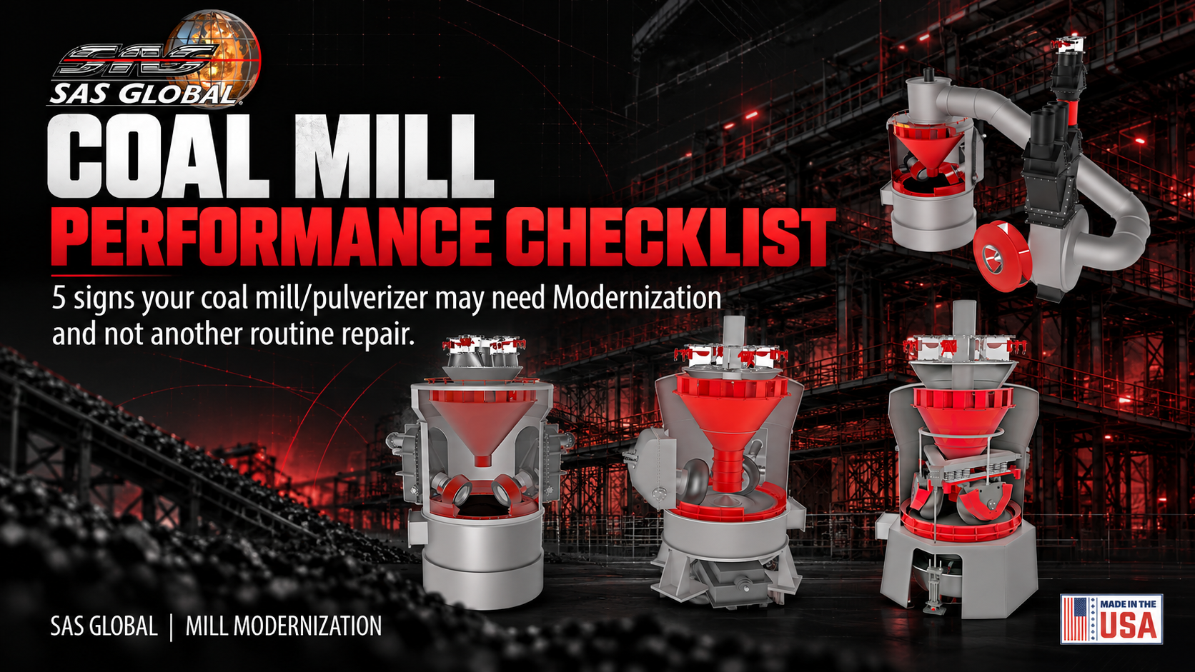 Coal Mill Performance Checklist: 5 Warning Signs Your Pulverizer Needs Modernization, Not Another Repair