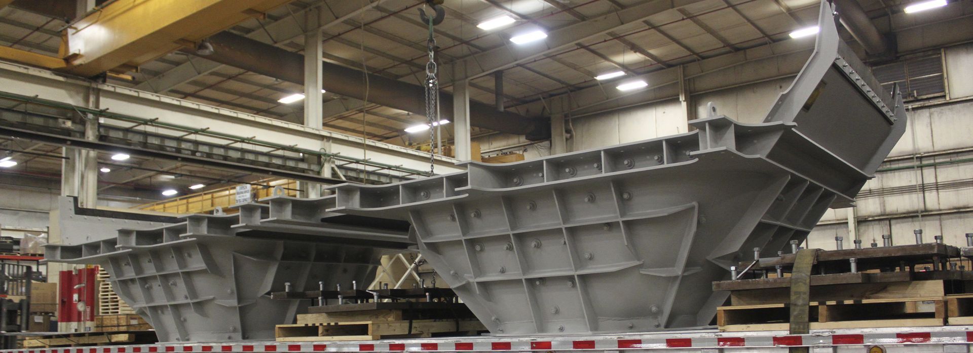 Direct Reduction Iron Facility wear resistant chutes and chute liners