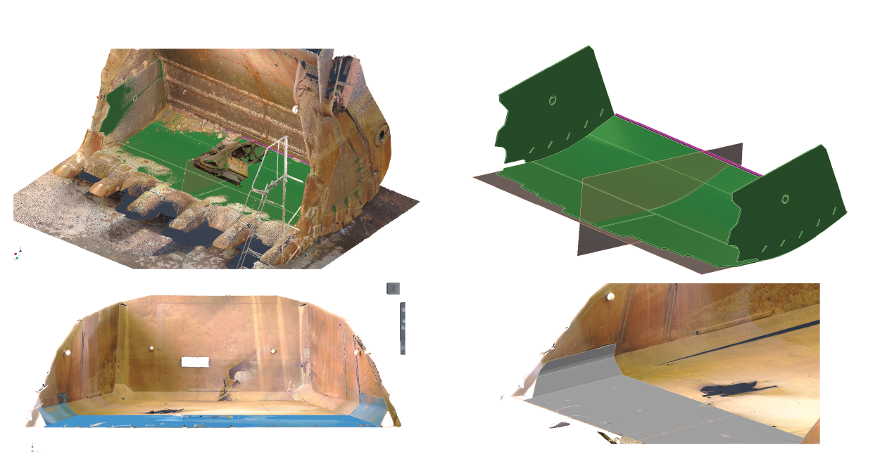 3D laser scan measurement and Engineering - mining equipment