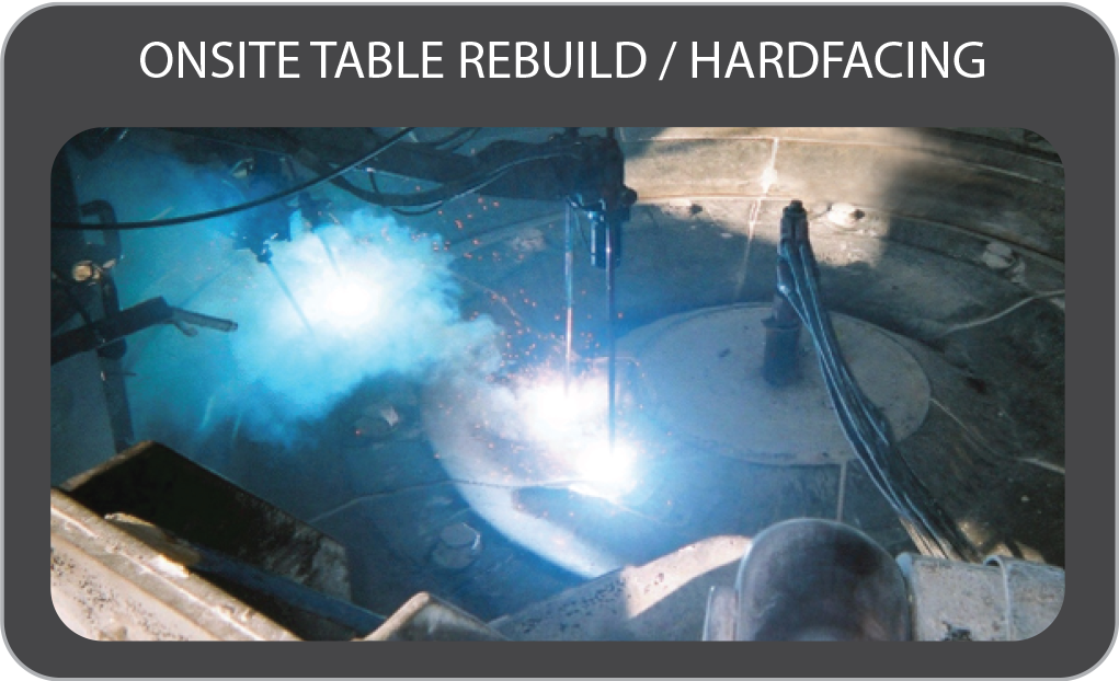 Onsite Table - Rebuild / Hardfacing