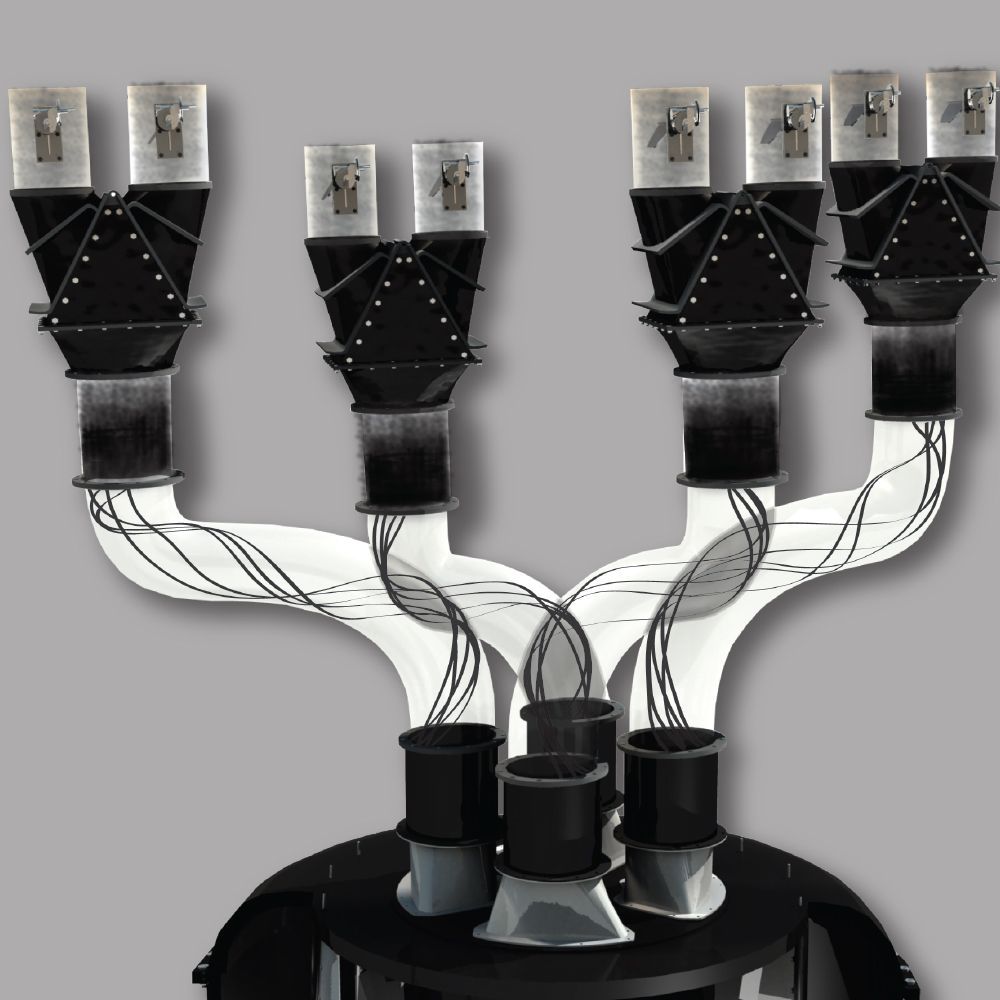 Balance fuel thru riffle element - Patented Pre-Riffle Diffuser