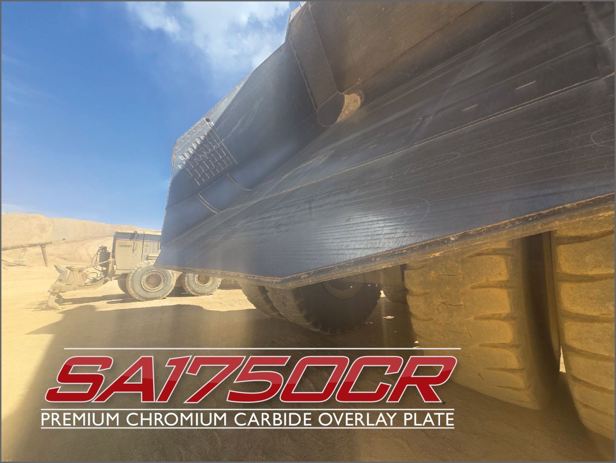 SAS SA1750CR Premium Chromium Carbide Overlay Mining Haul Truck Dovetail Liner System