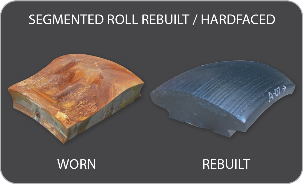 Segmented Roll Hardfacing - Rebuild