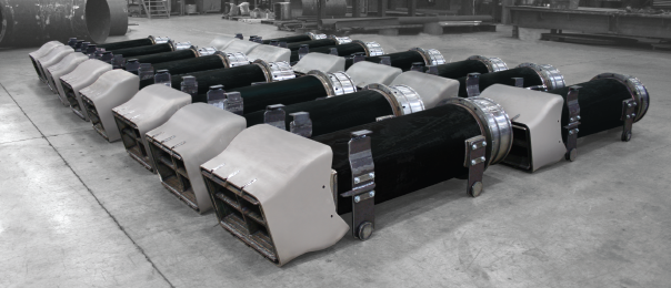 SAS Corner Fired Burners and barrels