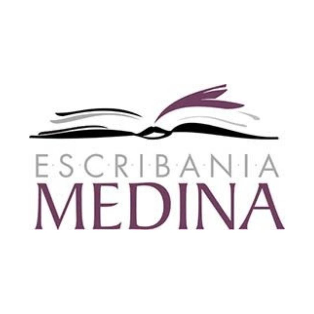 Logotipo de Escribania Medina