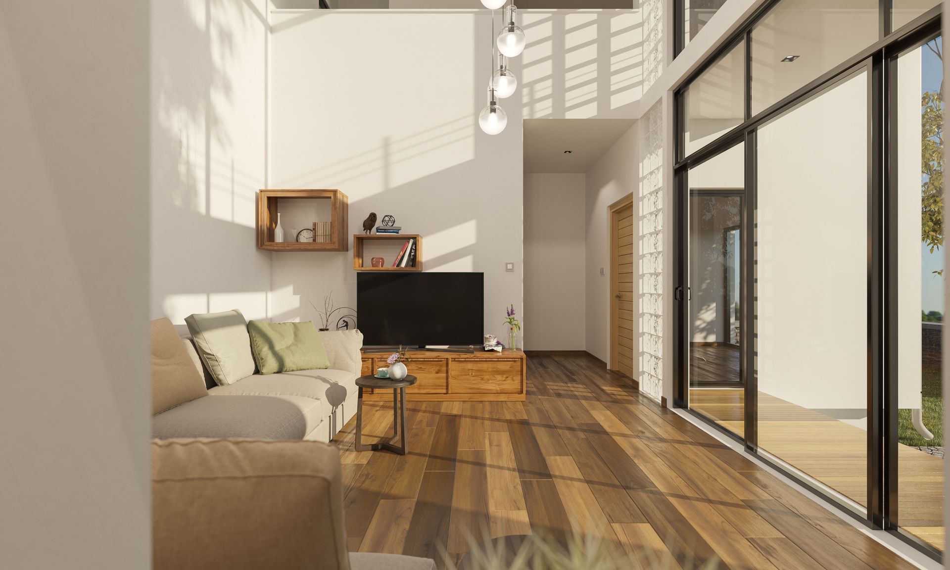 Living Room Overlooking the Patio — Sale, VIC — Madden Glass & Aluminium