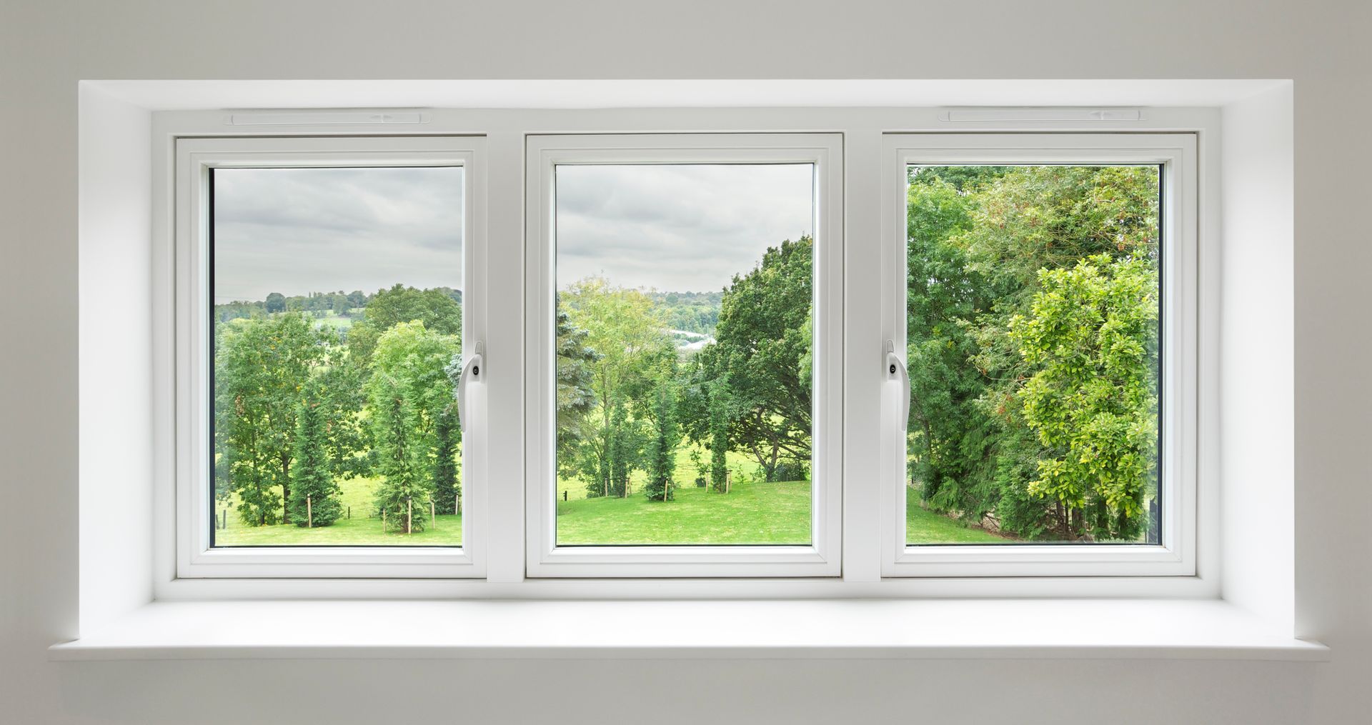 White Windows with Garden View — Sale, VIC — Madden Glass & Aluminium