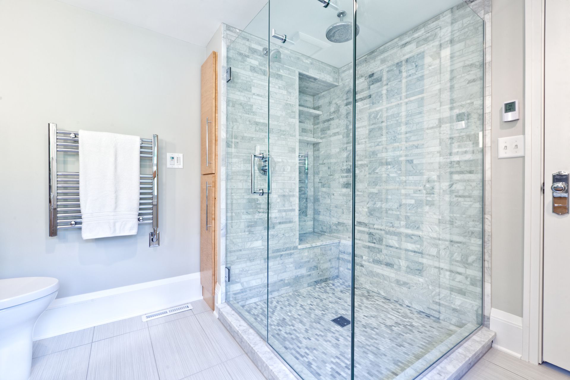 Home Bathroom Glass Shower Stall — Sale, VIC — Madden Glass & Aluminium