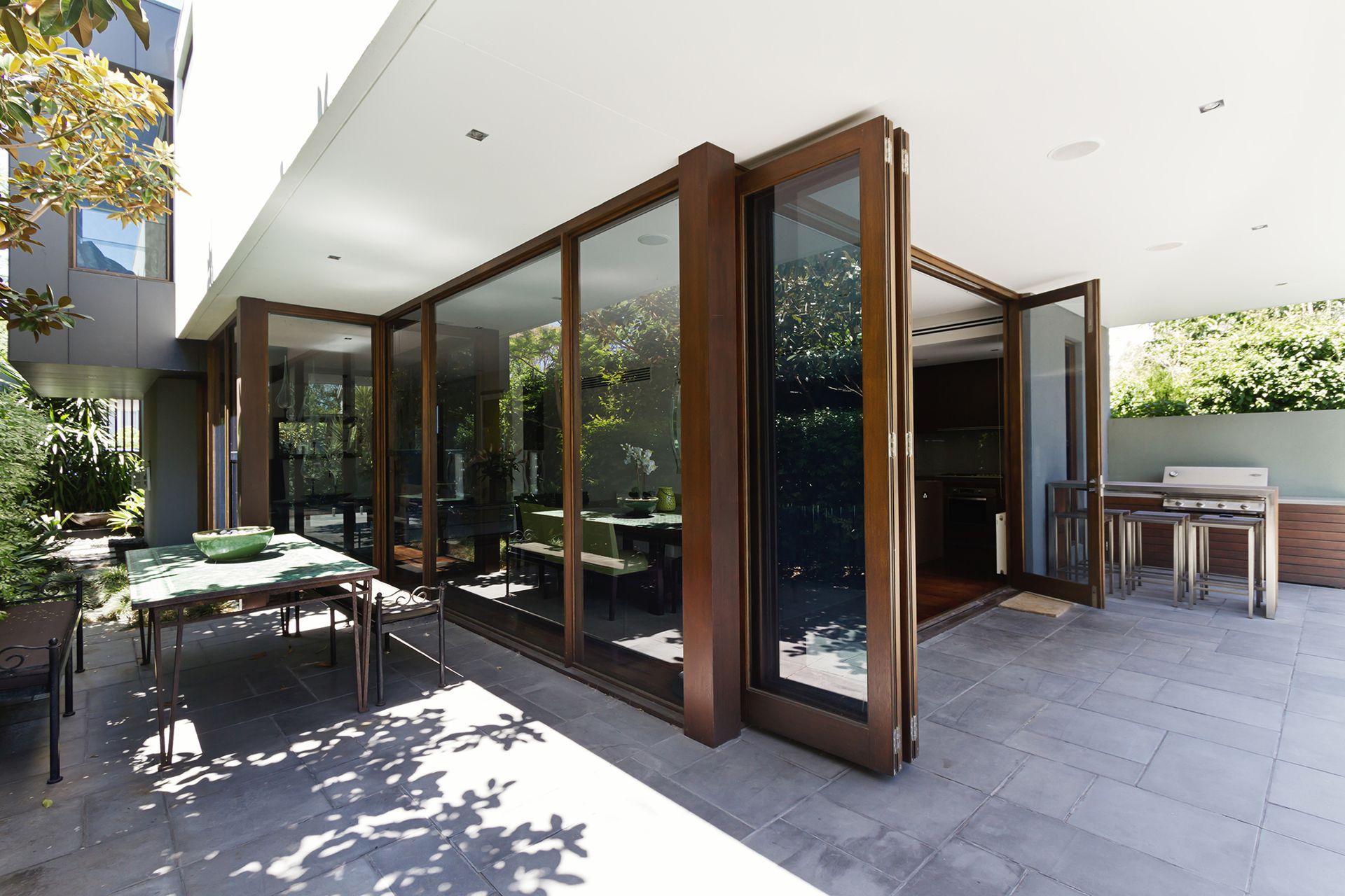 Bi Fold Doors Opening to Rear Courtyard — Sale, VIC — Madden Glass & Aluminium