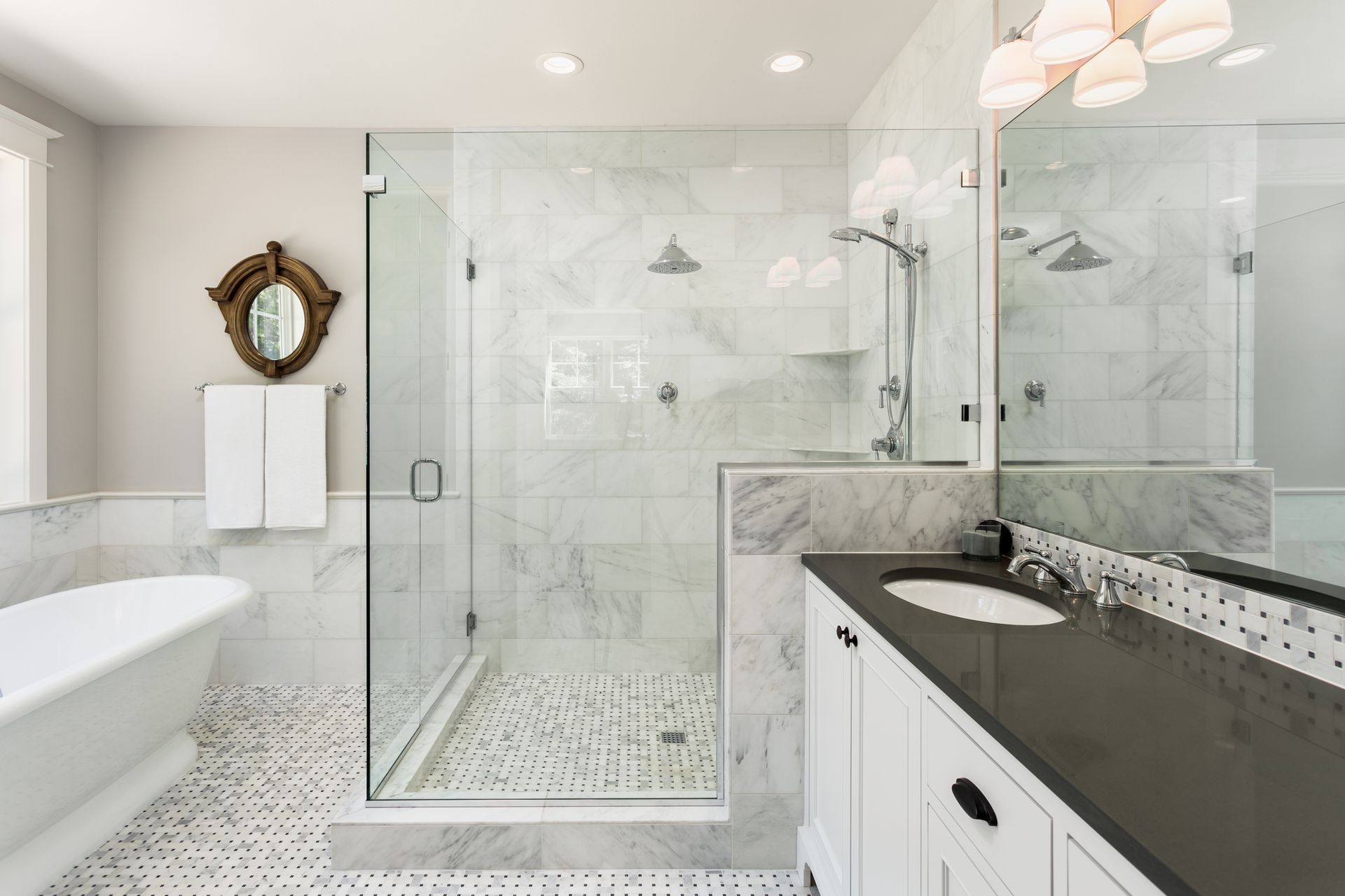Bathroom in New Luxury Home — Sale, VIC — Madden Glass & Aluminium