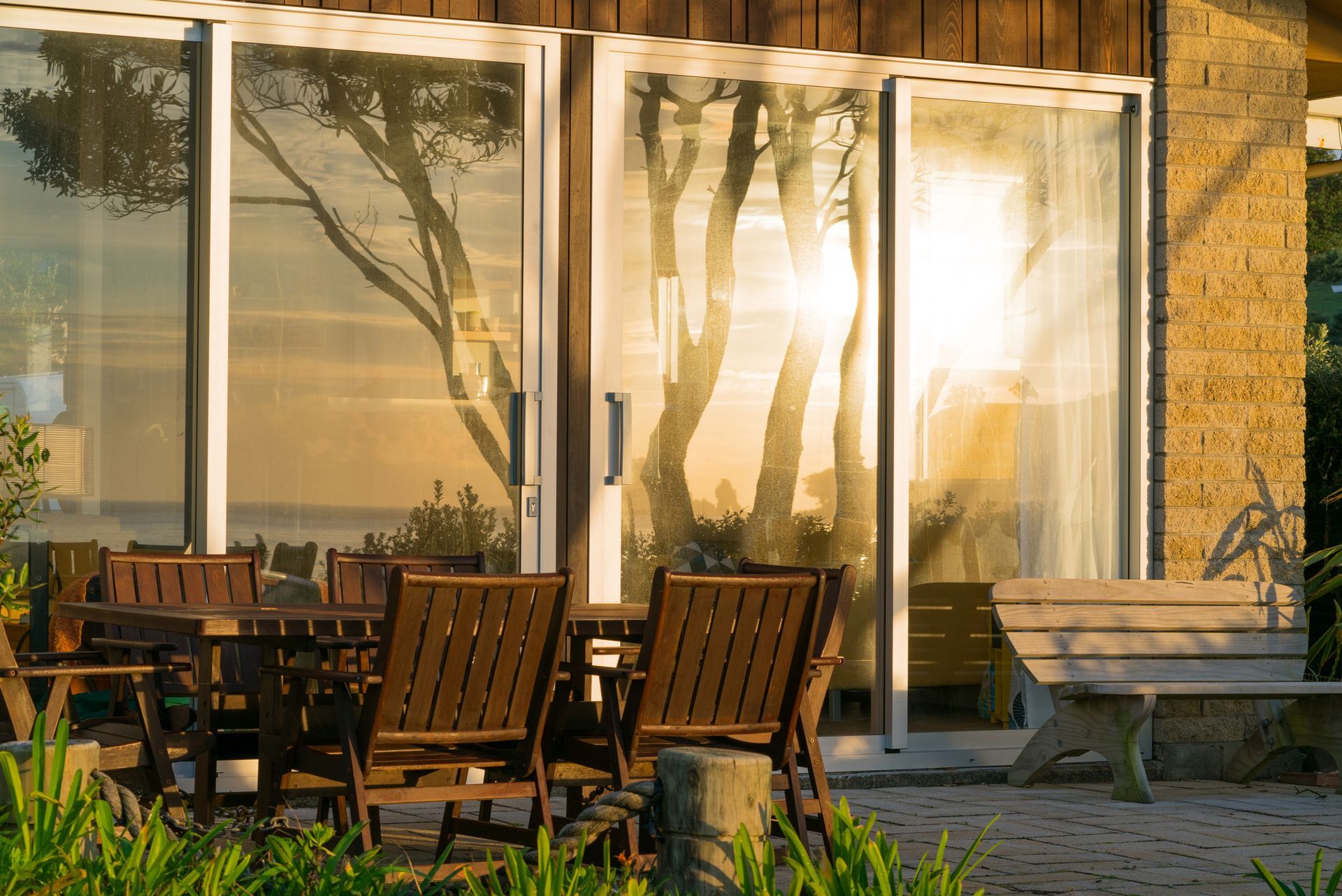 Sunrise Reflecting on Glass Door — Sale, VIC — Madden Glass & Aluminium