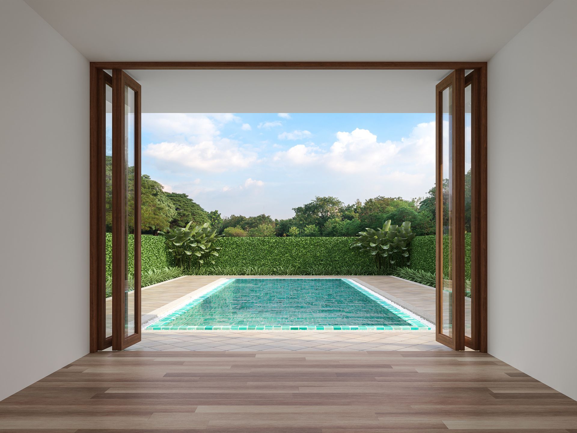 Room with Swimming Pool View — Sale, VIC — Madden Glass & Aluminium