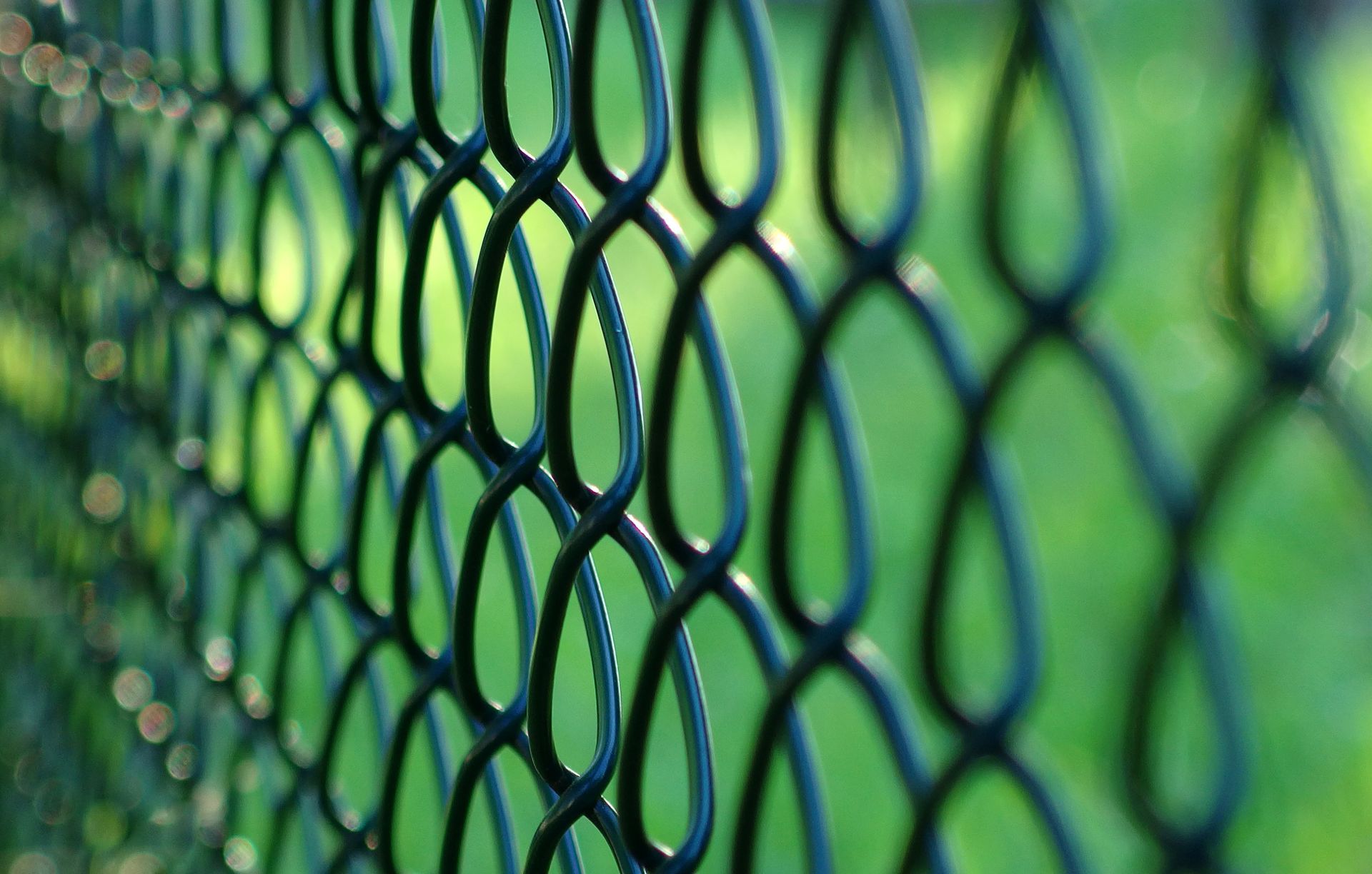 Black Vinyl-Coated Chain Link Fence - A & R Rent-A-Fence
