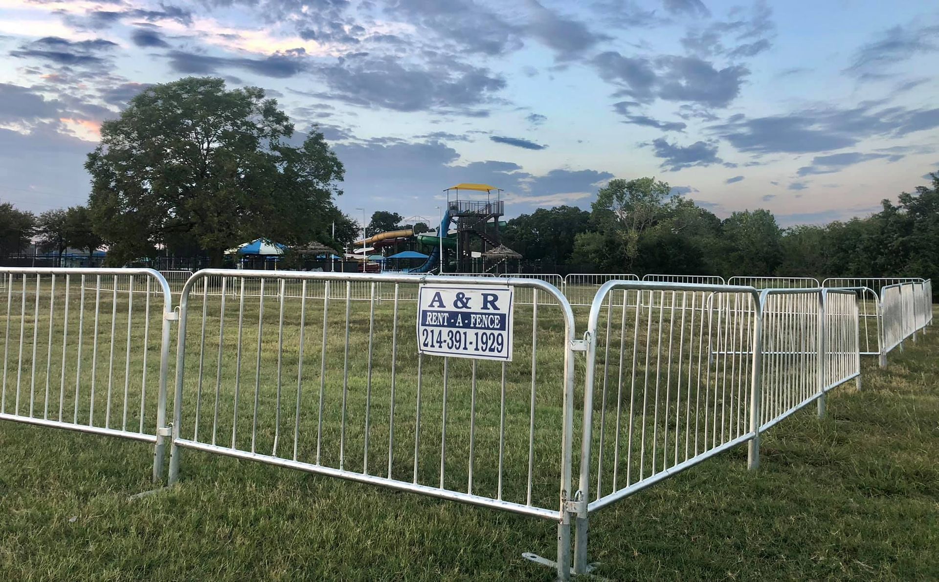 Galvanized Steel Chain-Link Fence - A & R Rent-A-Fence
