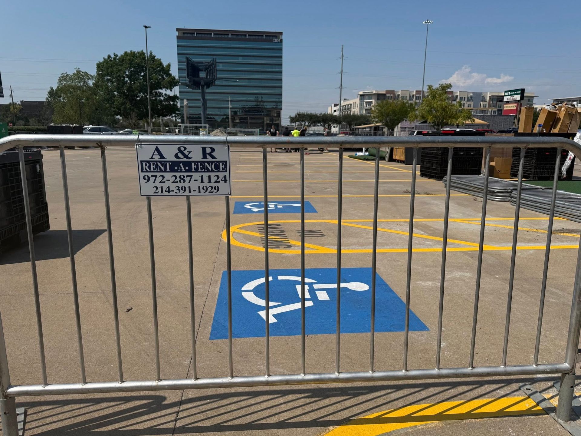 Steel Crowd Control Barriers - A & R Rent-A-Fence Steel Crowd Control Barriers - A & R Rent-A-Fence