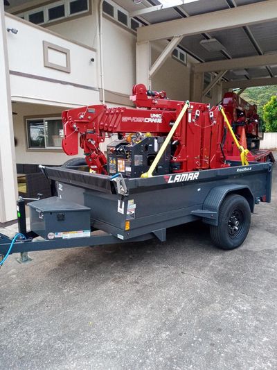 Crane mini crane job 3