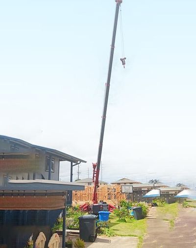 Homes mini crane job 2