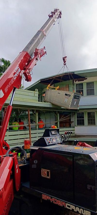 Homes mini crane job 3